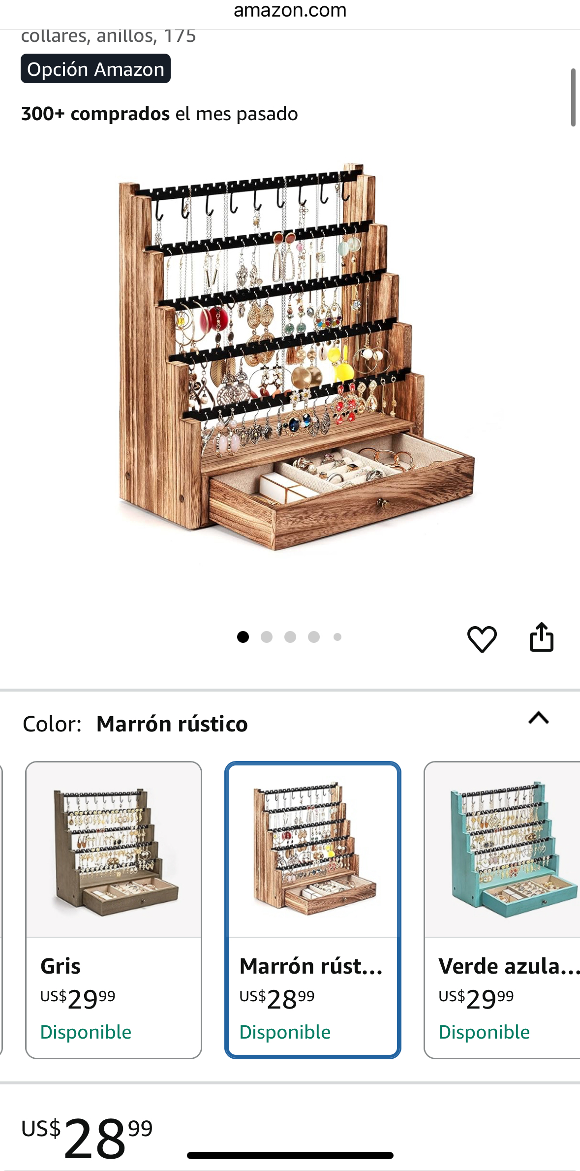 muebles y colchones - Exhibidor de aretes y anillos 0