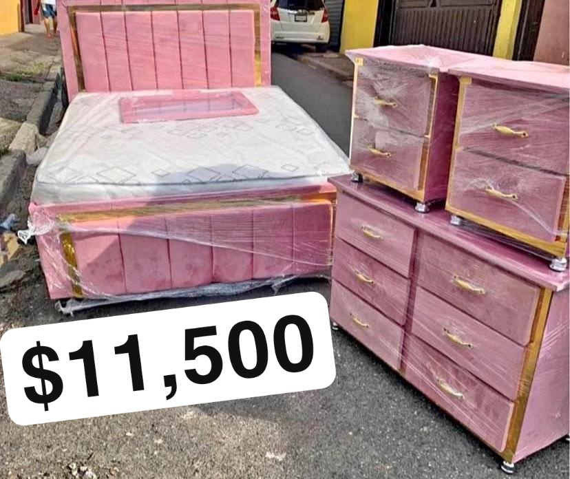 muebles y colchones - cama y colchón con su espaldar de 54 y de 60! 1