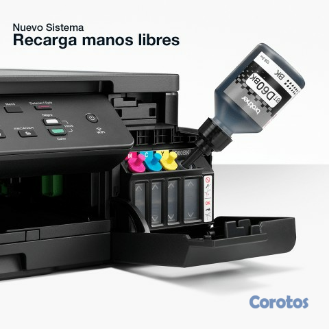 impresoras y scanners - MULTIFUNCIONAL  BROTHER BOTELLA DE TINTA DE FABRICA,COPIA SCANER,IMPRESORA,WI-FI 3