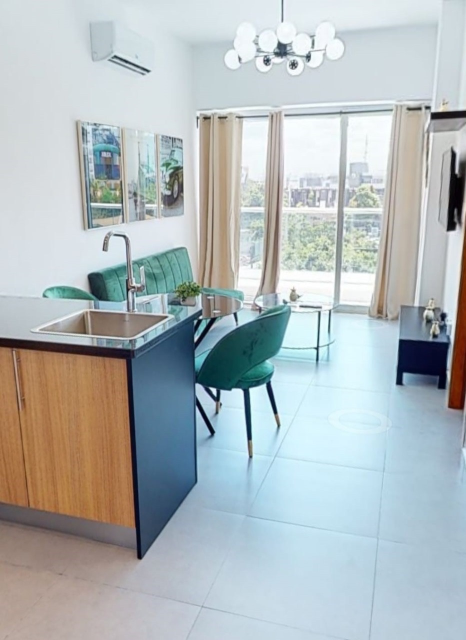 apartamentos - APARTAMENTO AMUEBLADO EN VENTA DE 1 HABITACION 1 PARQUEO AREAS SOCIALES  PISCINA 2