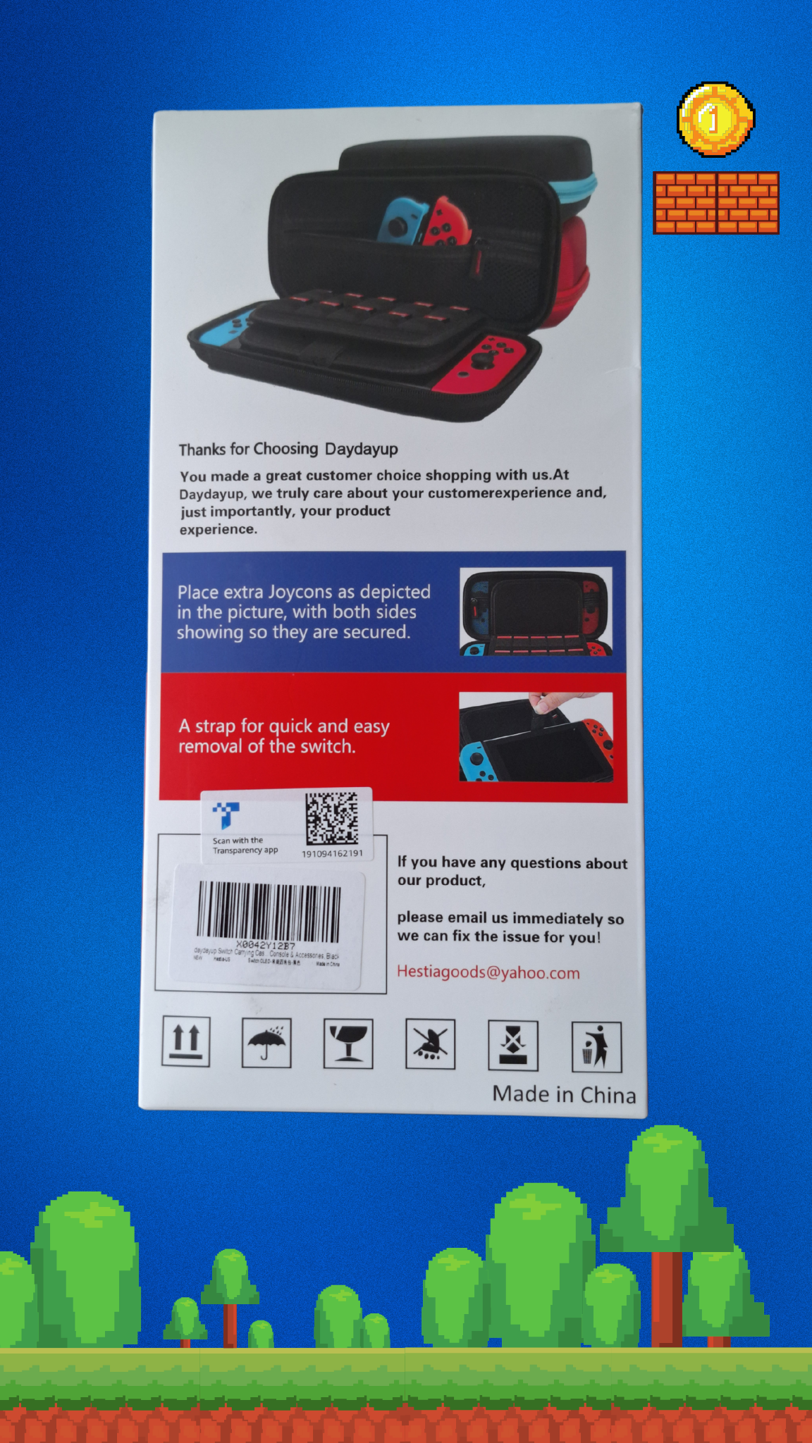 accesorios para electronica - Estuche para Nintendo Switch  3