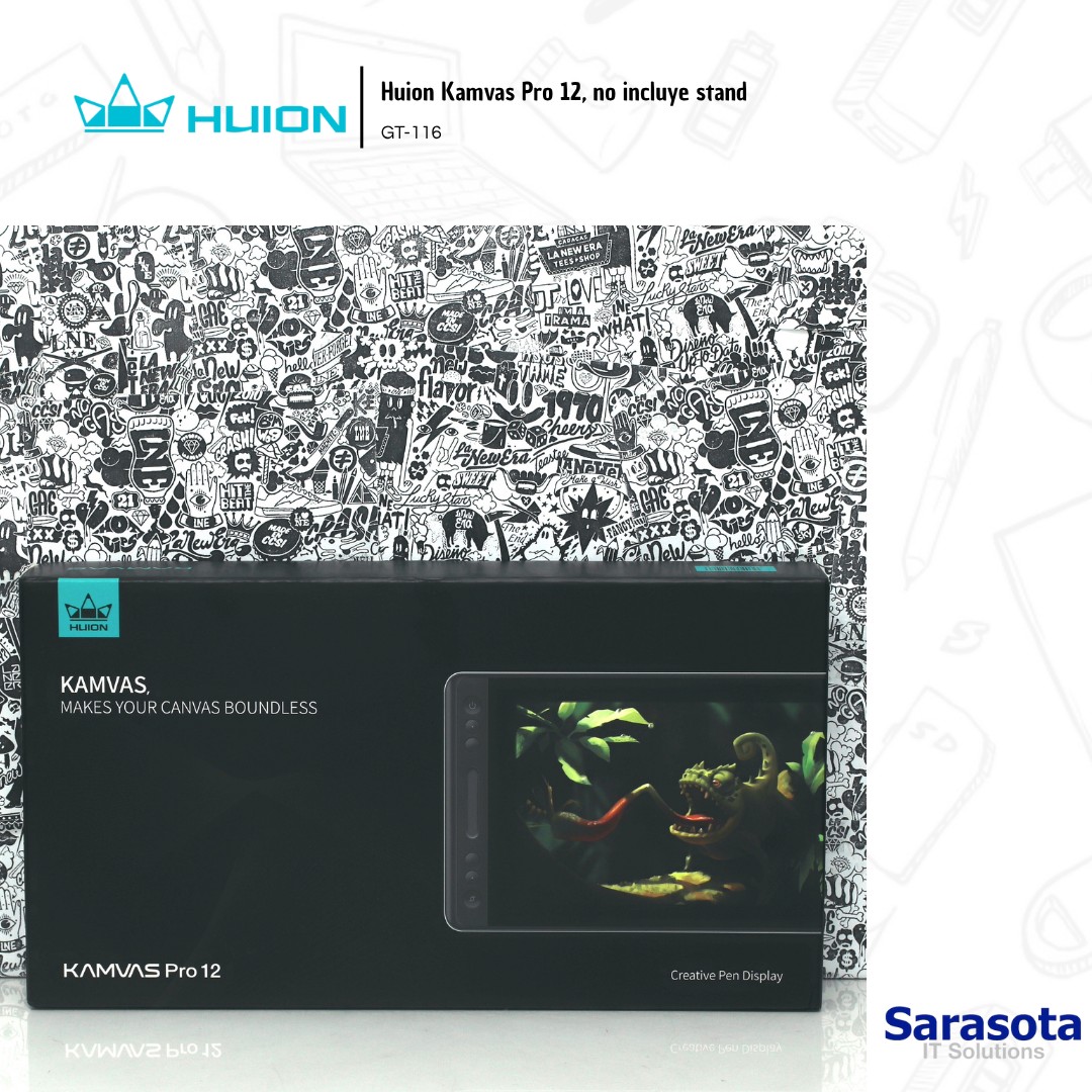 accesorios para electronica - Huion Kamvas Pro 12 Pen Display GT-116, sin stand Nuevo