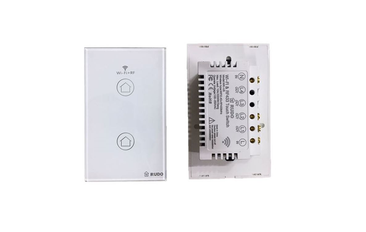 impresoras y scanners - Interruptor tactil WIFI 2 conectores, contecta con Alexa y Google Home 4