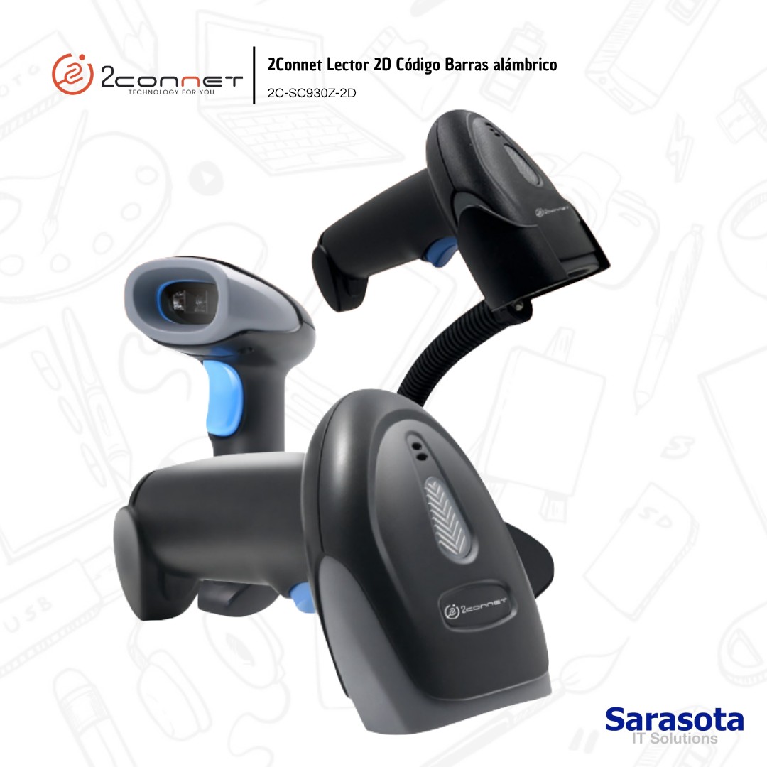 accesorios para electronica - Lector de códigos de barra 2D 2Connet 1