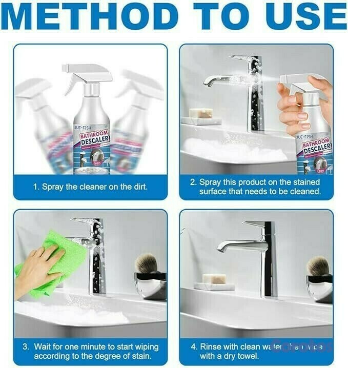 herramientas, jardines y exterior - SPRAY ESPUMA LIMPIADOR DE BANO 5