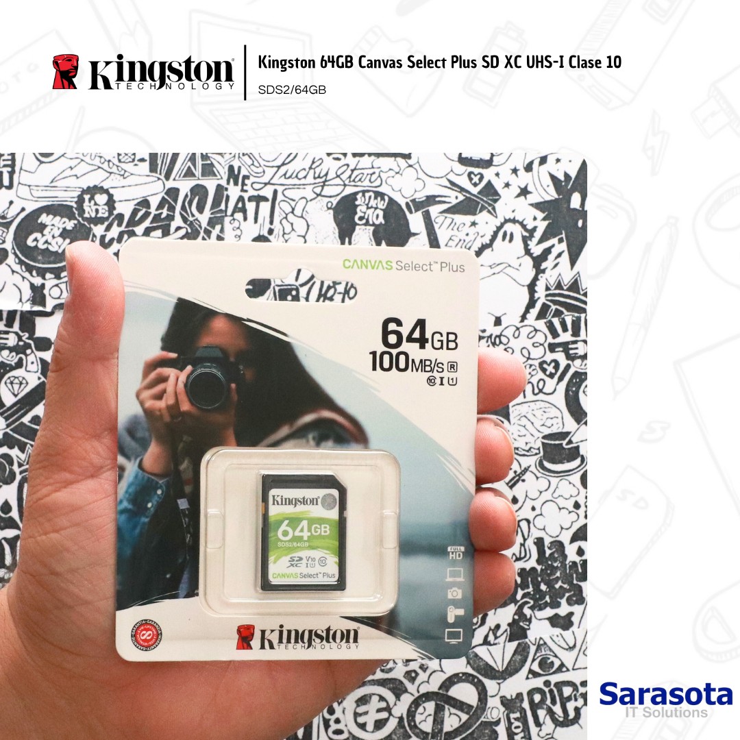 accesorios para electronica - kingston Canvas Select Plus SDXC 64GB