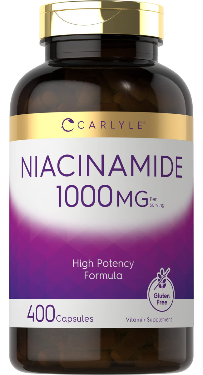 Salud y Equipamiento Médico - Niacinamida 1000 Mg 400 Capsulas Carlyle