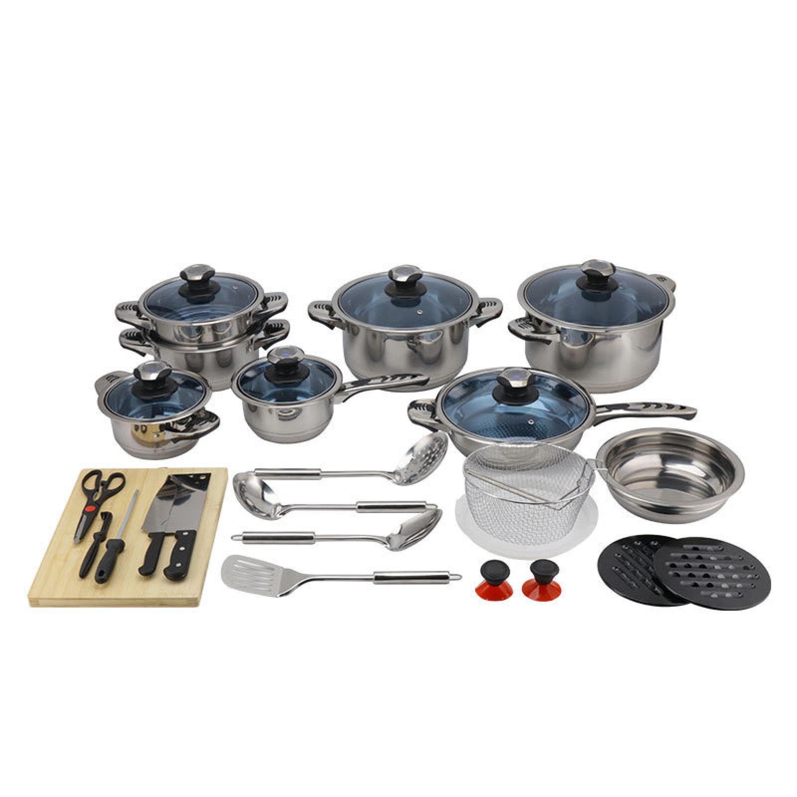 cocina - utensilios de cocina acero inoxidable  0