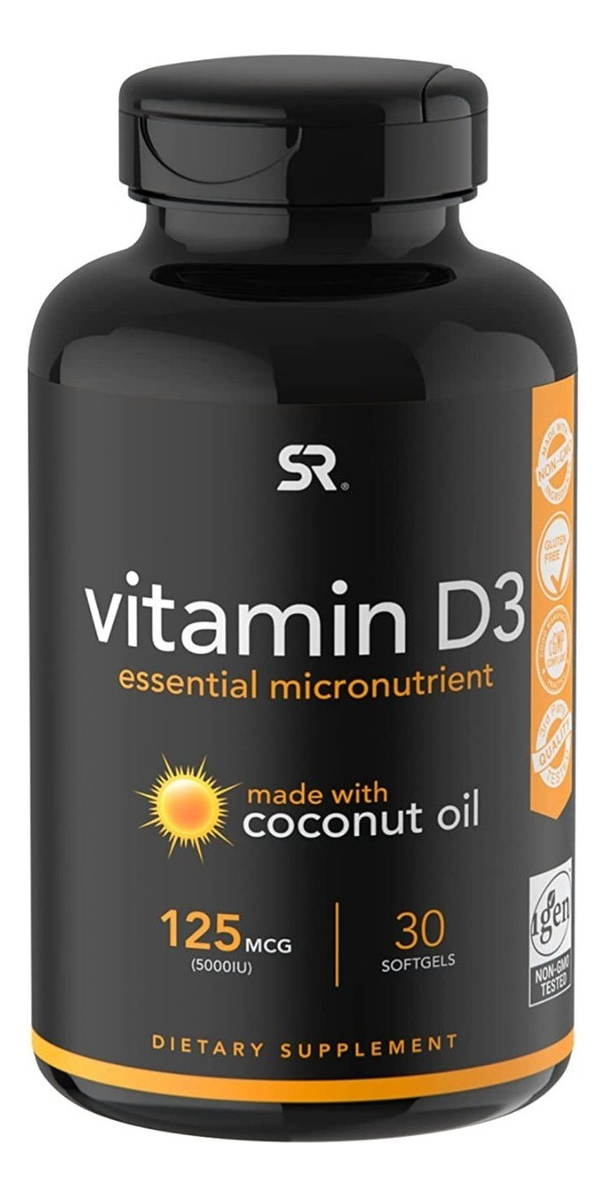 Salud y Equipamiento Médico - Vitamina D3 125mcg Sports Research 0