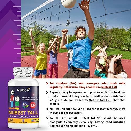 Salud y Equipamiento Médico - Formula De Crecimiento De Altura - Nubest Tall 10+- X60 Und 3