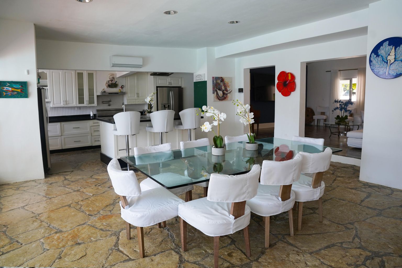 casas vacacionales y villas - Villa en alquiler en Juan Dolio 7
