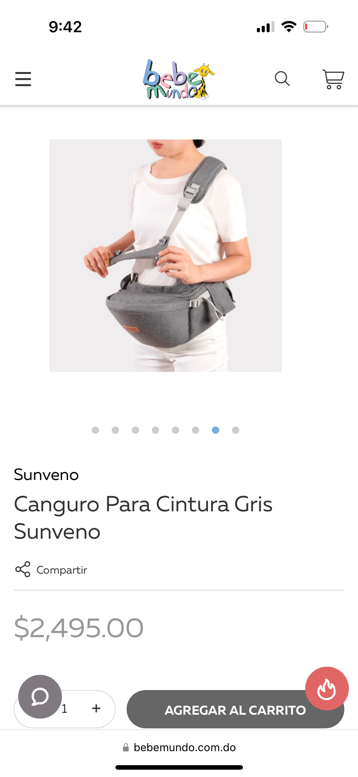 accesorios - Canguro Para Cintura Gris 4