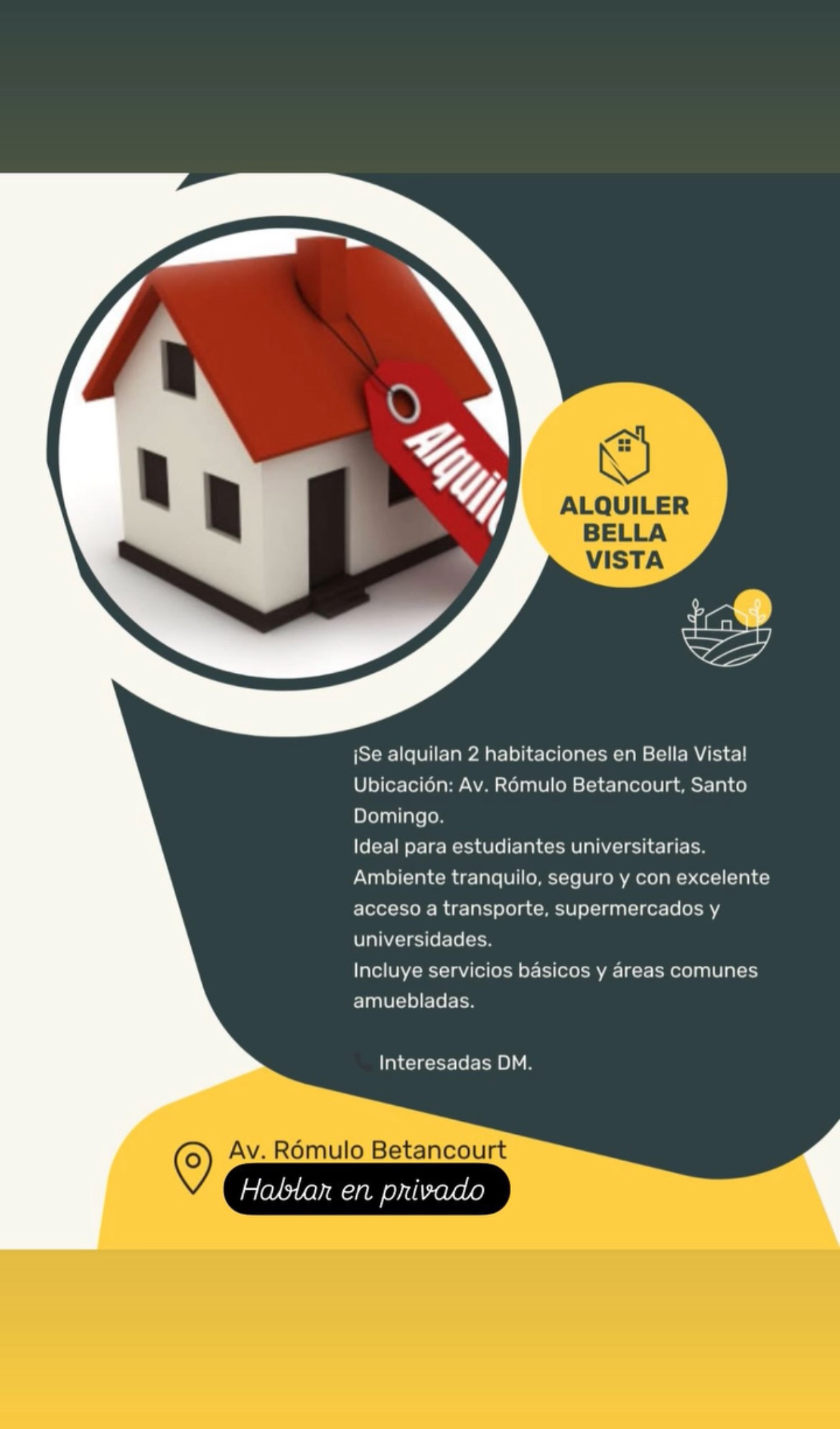 habitaciones y viviendas compartidas - Hab. en alquiler para damas de buenas costumbres que trabajen y estudien 