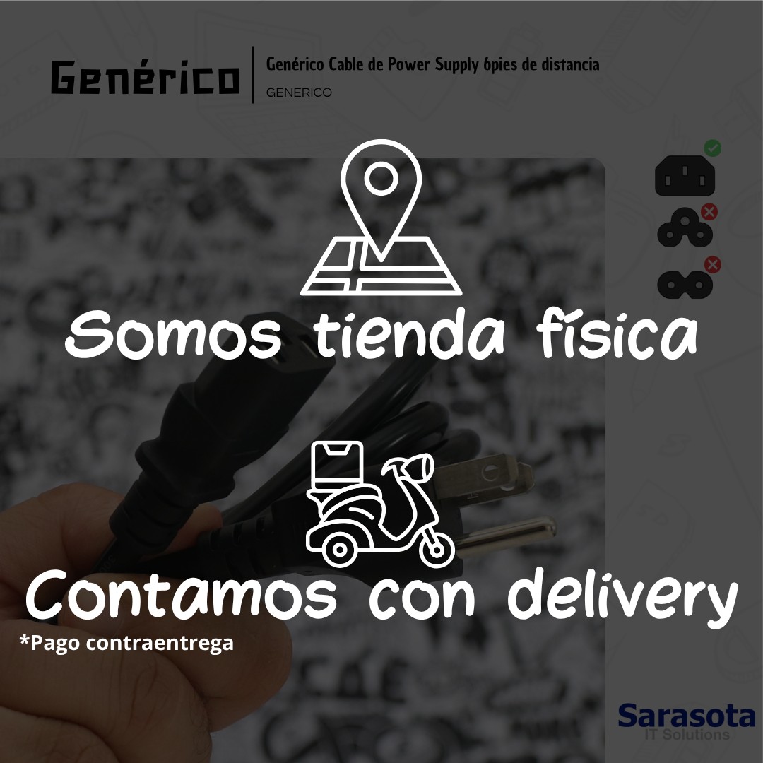 accesorios para electronica - Cable de fuente de 6 pies 3