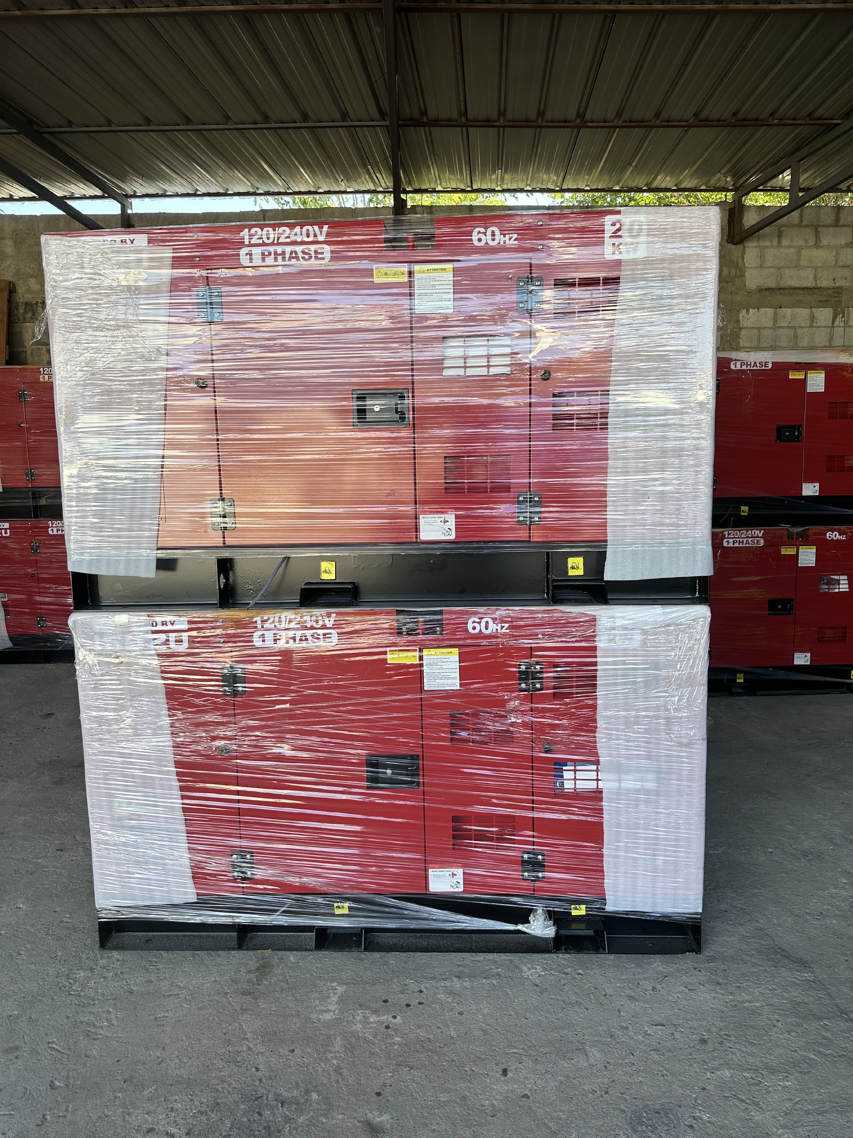 plantas e inversores - planta eléctrica 20 kw ISUZU