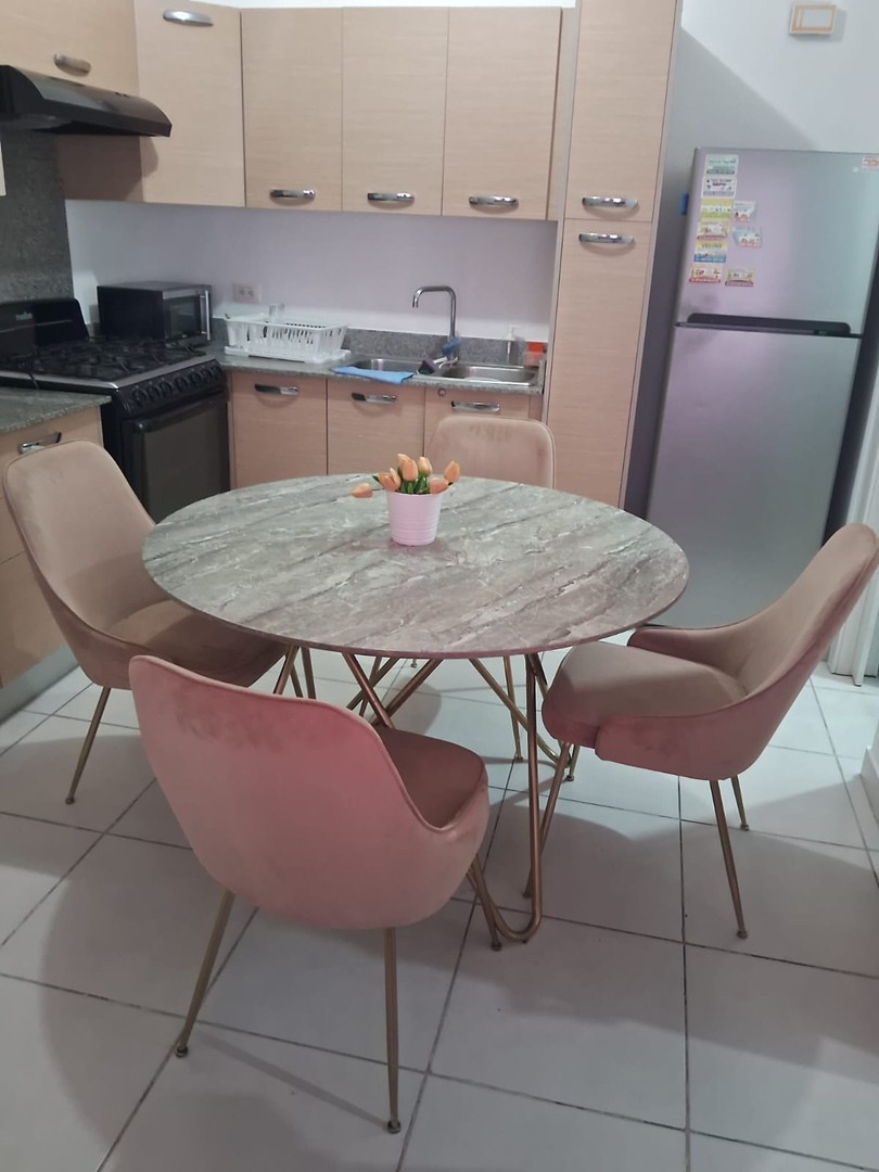 muebles y colchones - Juego de comedor de 4 sillas 