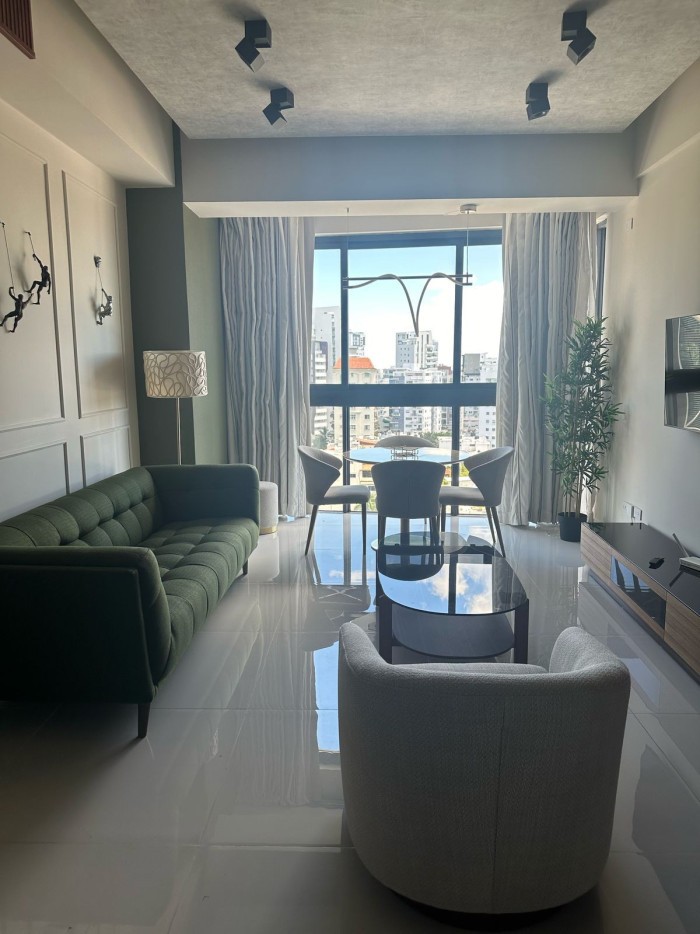 apartamentos - Apto  Piso Alto  , Amueblado ,Ensanche Paraiso 1