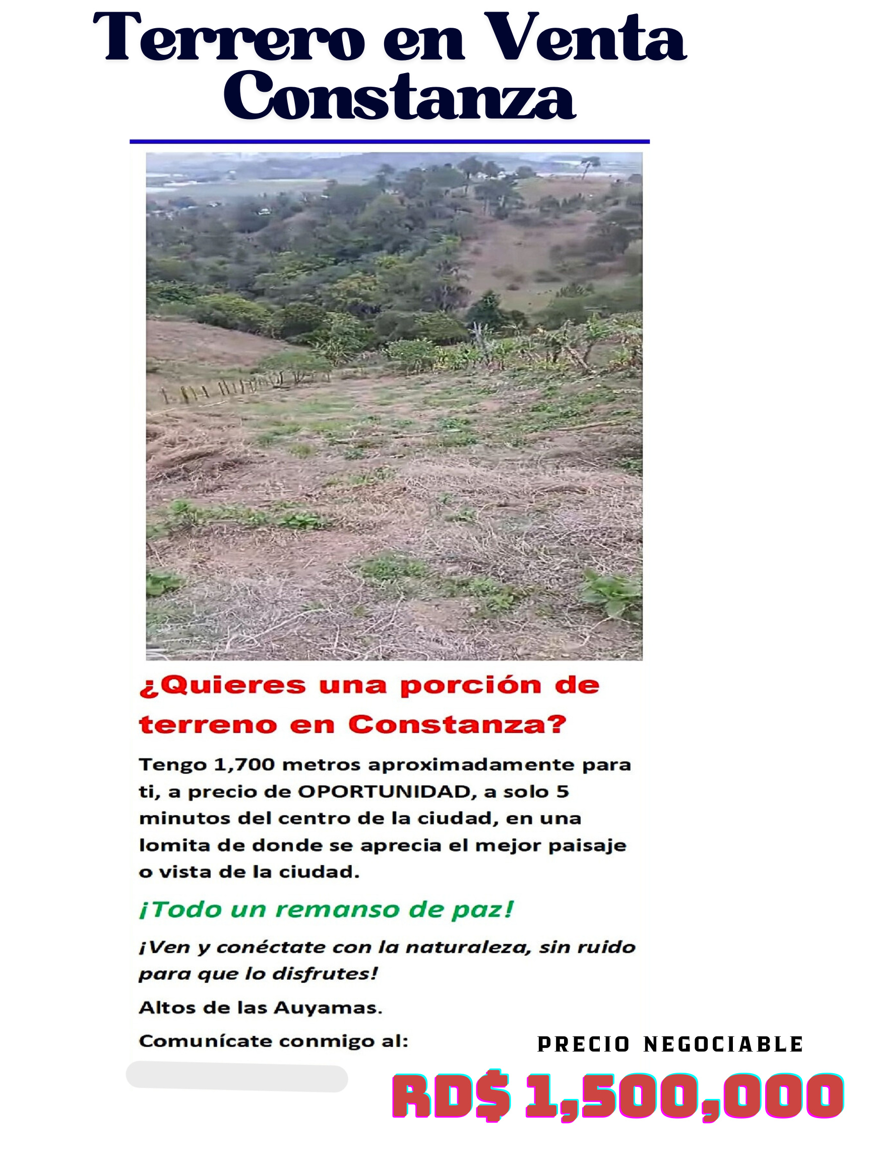 solares y terrenos - Terreno en Venta Constanza 0