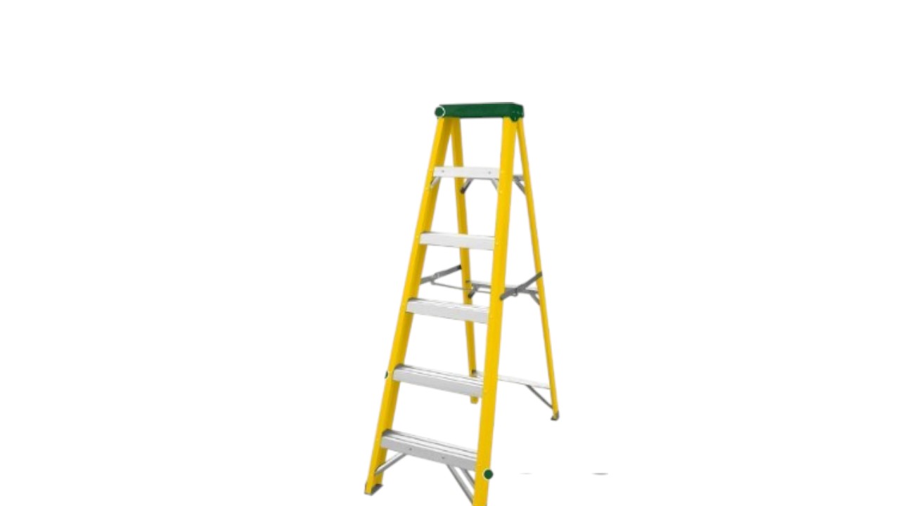 herramientas, jardines y exterior - ESCALERA FIBRA TIPO TIJERA 6 PIES 0