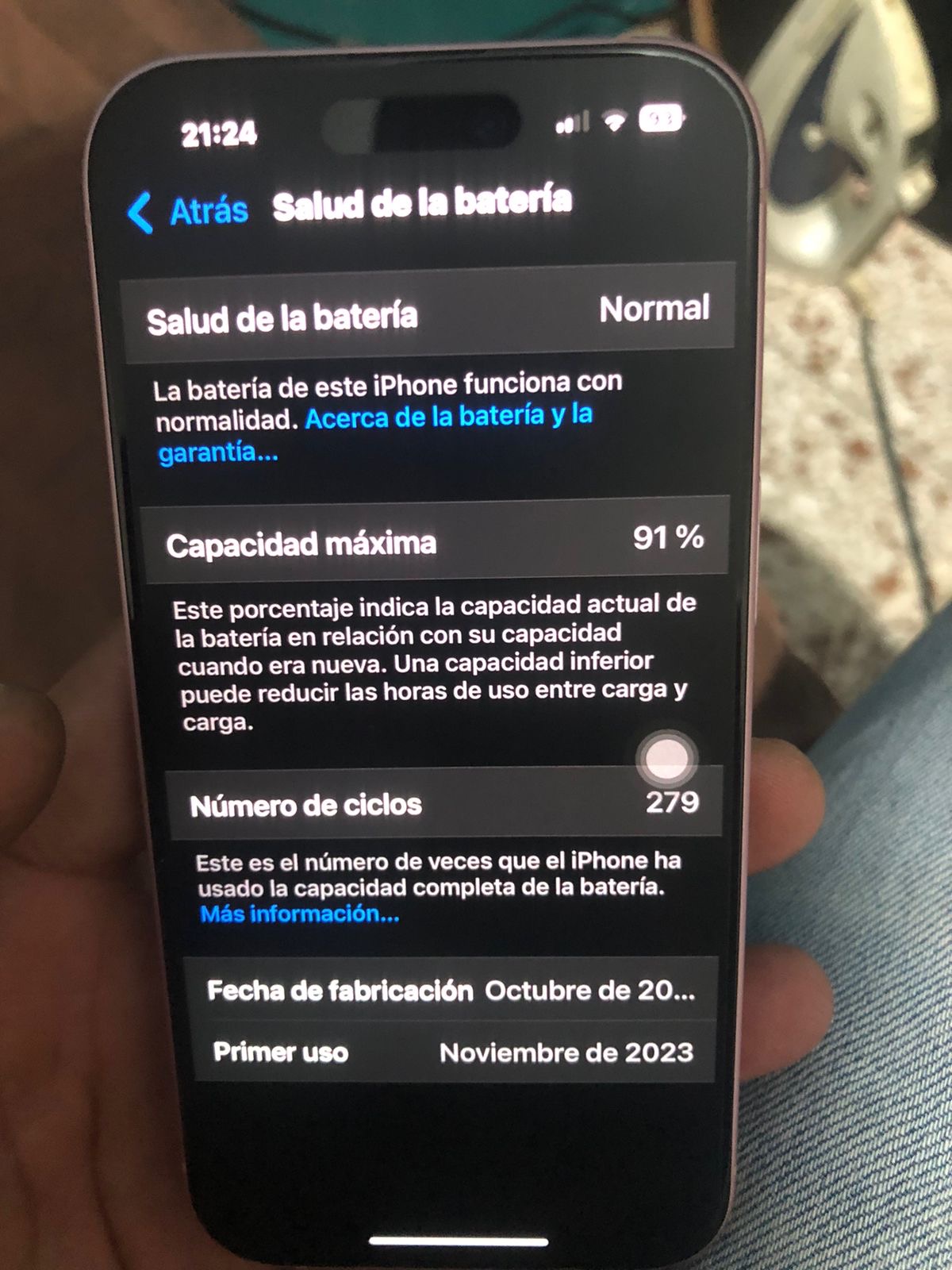 celulares y tabletas - Vendo o cambio iPhone 15 factori ESIM. No Face ID  5