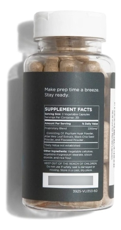 Salud y Equipamiento Médico - Pure For Men Suplemento Vegano  De Fibra De Limpieza Original 1