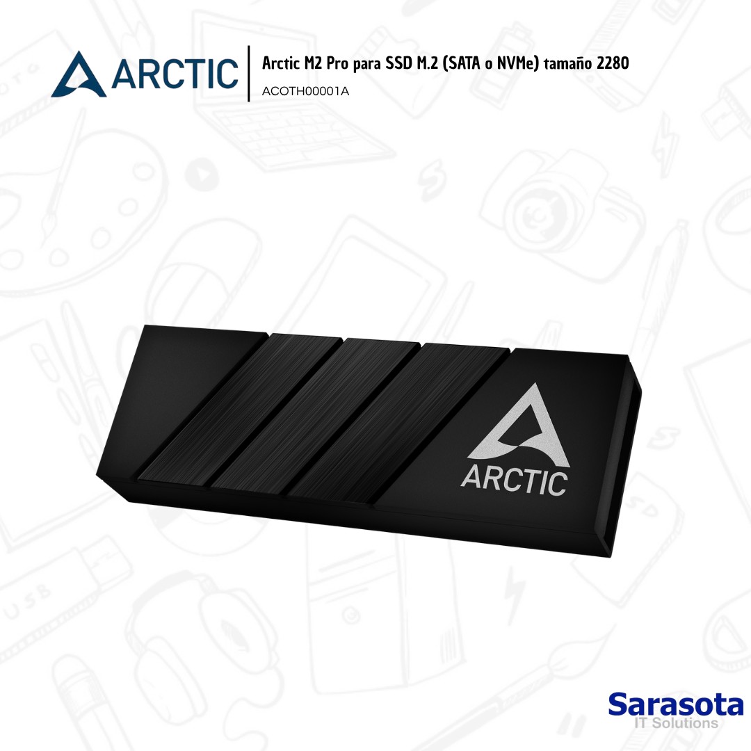 accesorios para electronica - Arctic M2 Pro Negro Disipador Térmico ACOTH00001A 1