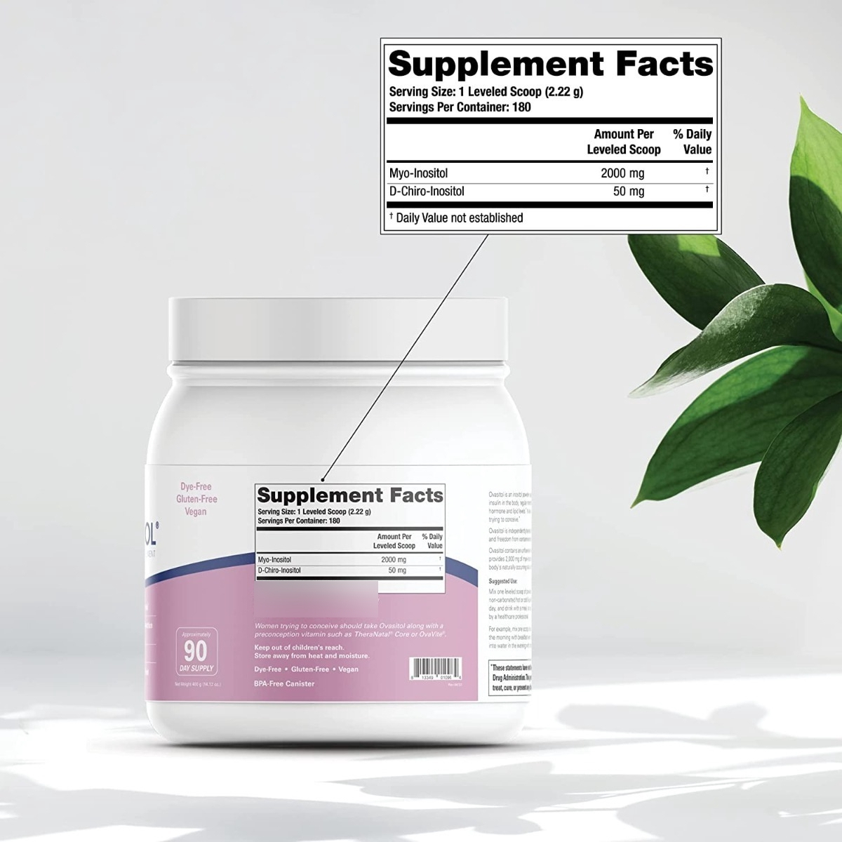 Salud y Equipamiento Médico - Ovasitol Inositol Powder 90 días 1