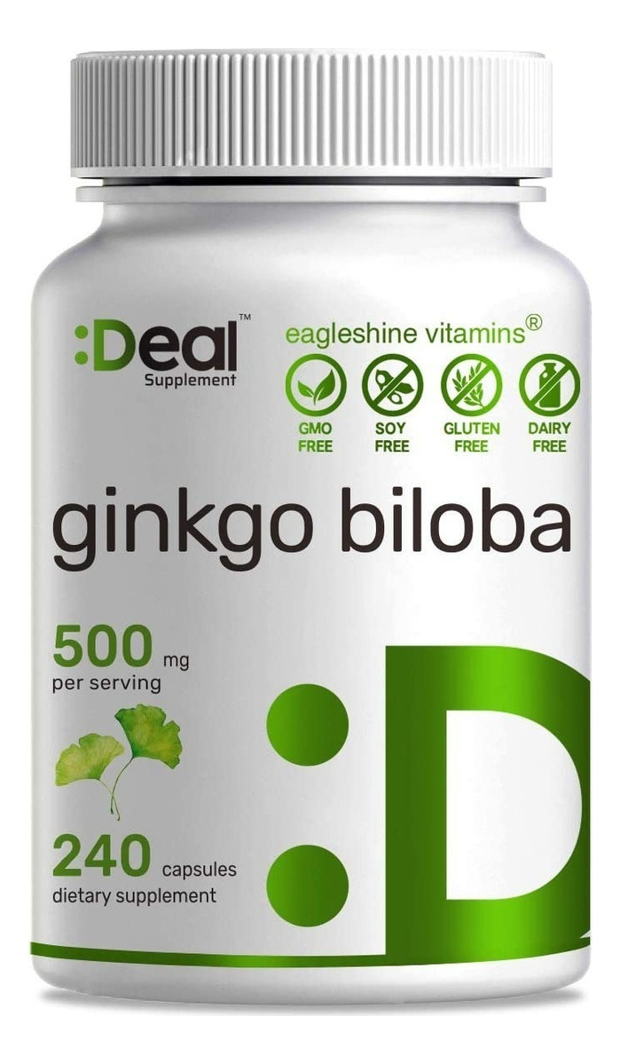 Salud y Equipamiento Médico - Ginkgo Biloba 500 Mg Extra Fuerza Cerebral Memoria 240 Cap