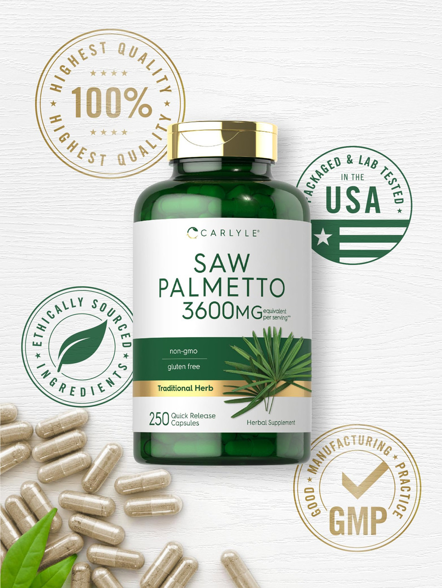 Salud y Equipamiento Médico - Extracto De Palma Enana Americana De Carlyle 5