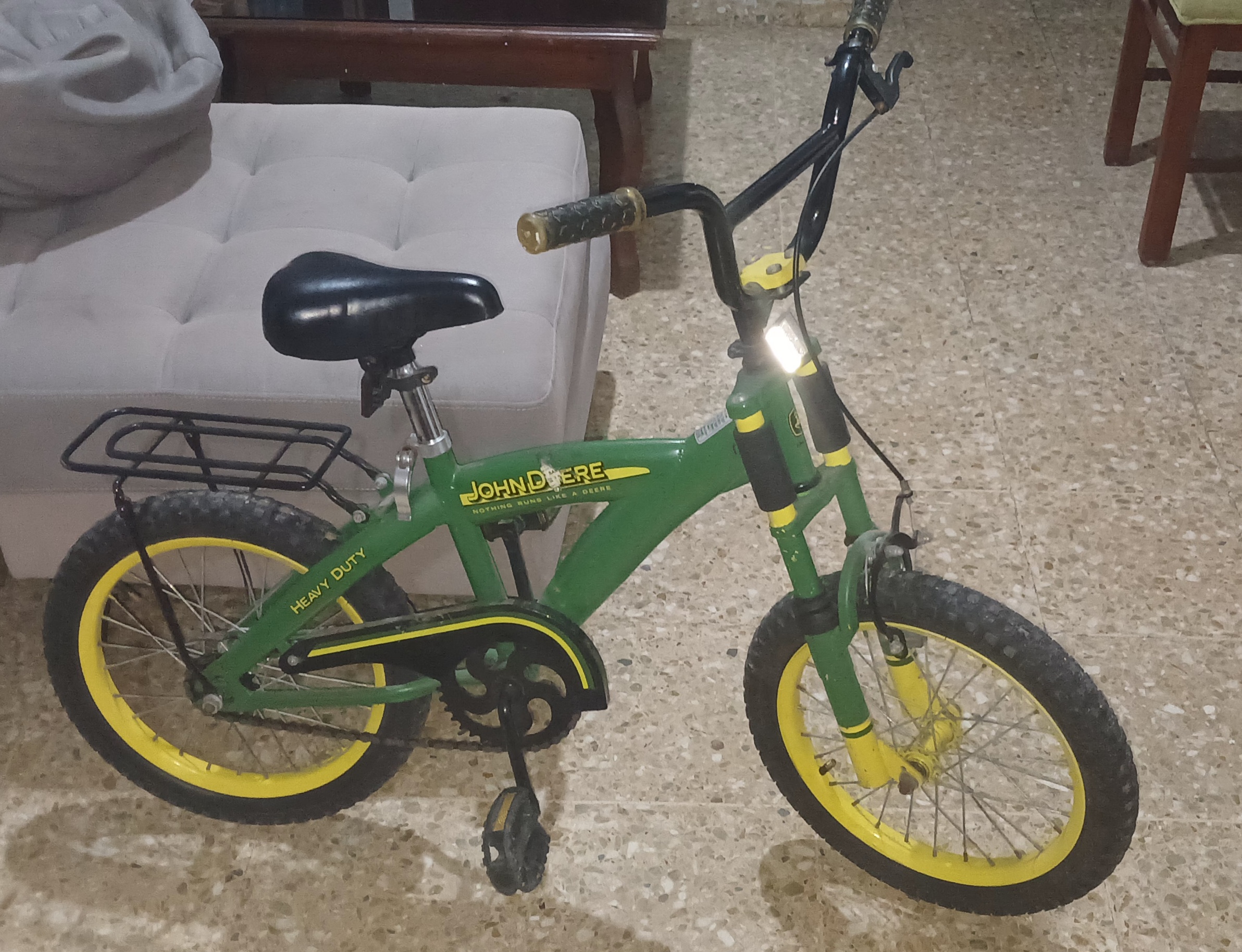 juguetes - Bicicleta John Deere Ride aro 16 4