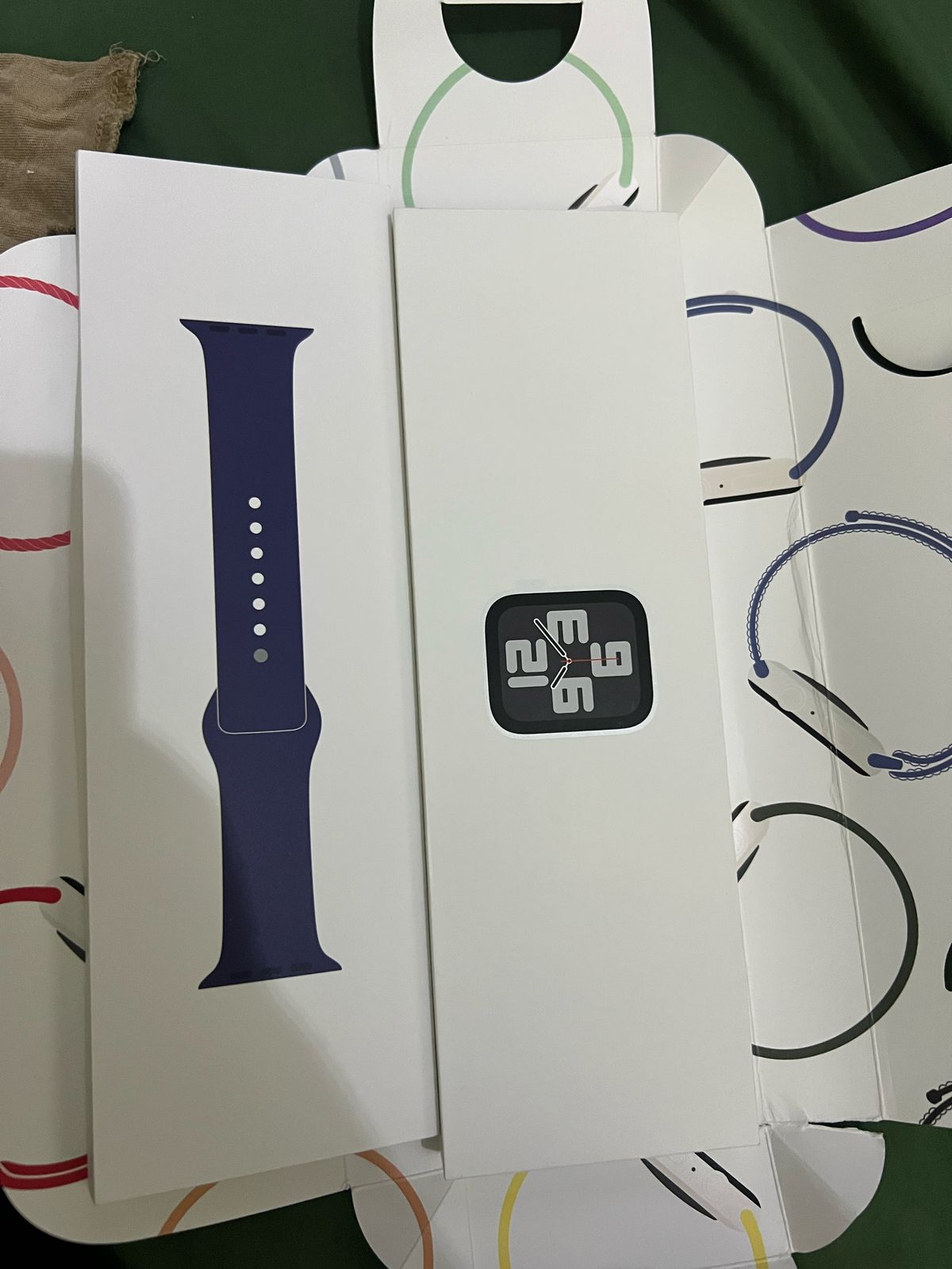 otros electronicos - Apple Watch SE (Gen 2, 44mm Siiver Al Denim SB S/M GPS Baterry %100 7
