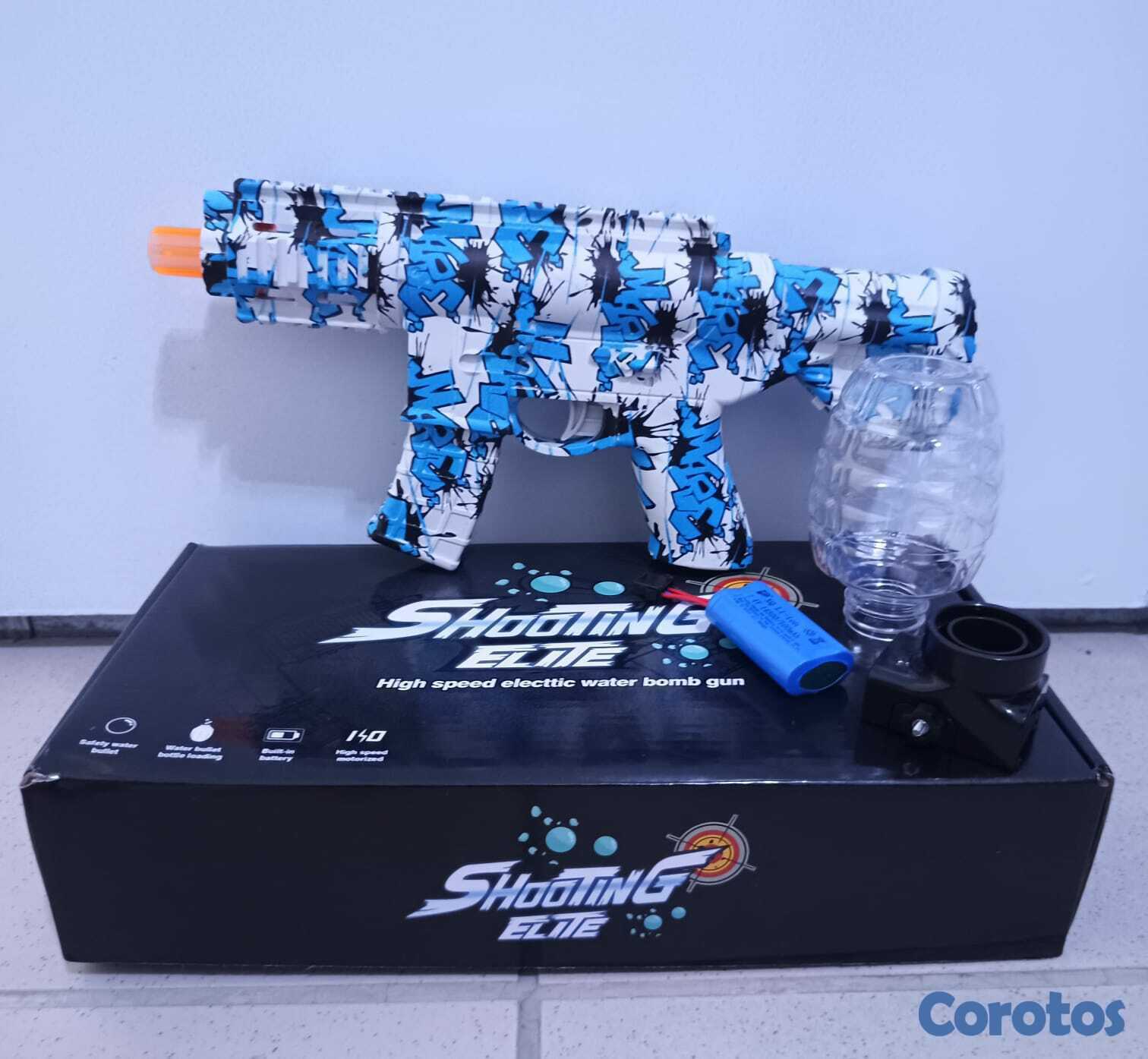 hobby y coleccion - PISTOLA HIDROGEL SHOOTING ELITE ST-620B-1	
