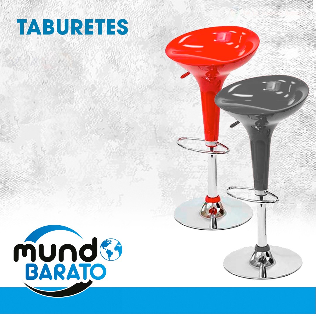 muebles y colchones - Taburete De Bar Banqueta Barra Silla Alta desayunador Acrilica BLANCO Y NEGRO 1