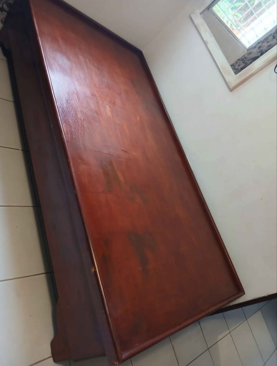 muebles y colchones - base de cama pino 40x77