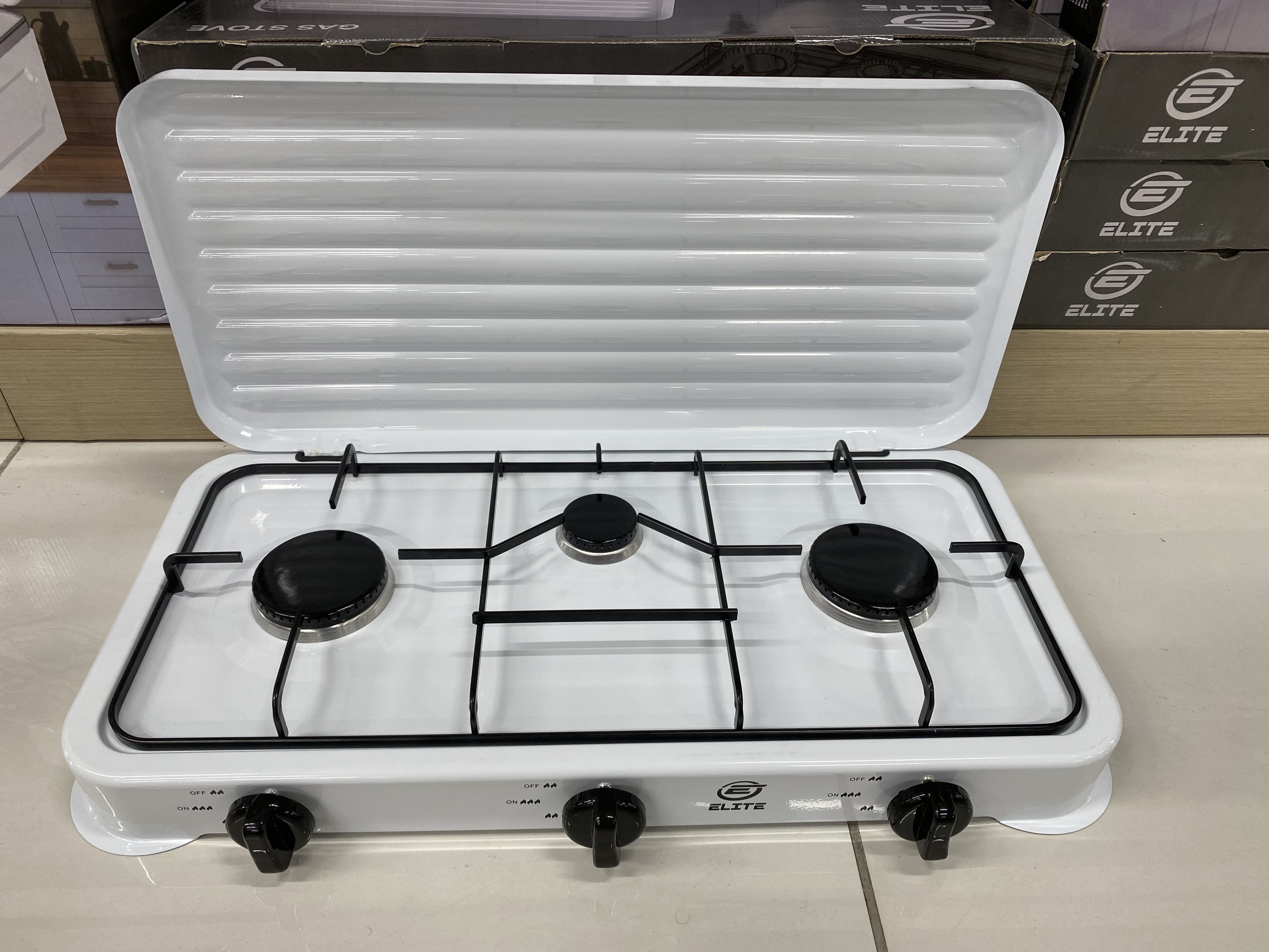 cocina - Estufa de gas 3 Hornillas 0