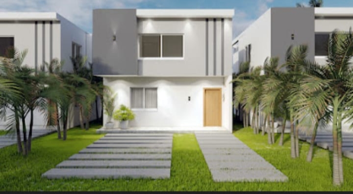 casas vacacionales y villas - 7223- VILLAS EN MACAO, PUNTA CANA  1