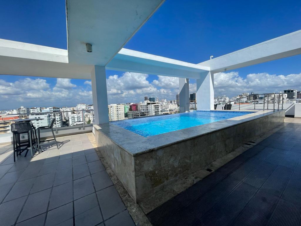 apartamentos - *APARTAMENTO EN ALQUILER AMUEBLADO EN EVARISTO M. 6