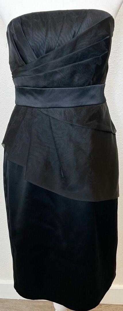 ropa para mujer - Vestido negro semiformal corto 