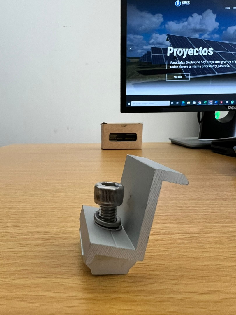 herramientas, jardines y exterior - Estructura Para Paneles En Aluminio O Hierro Inoxidable 4