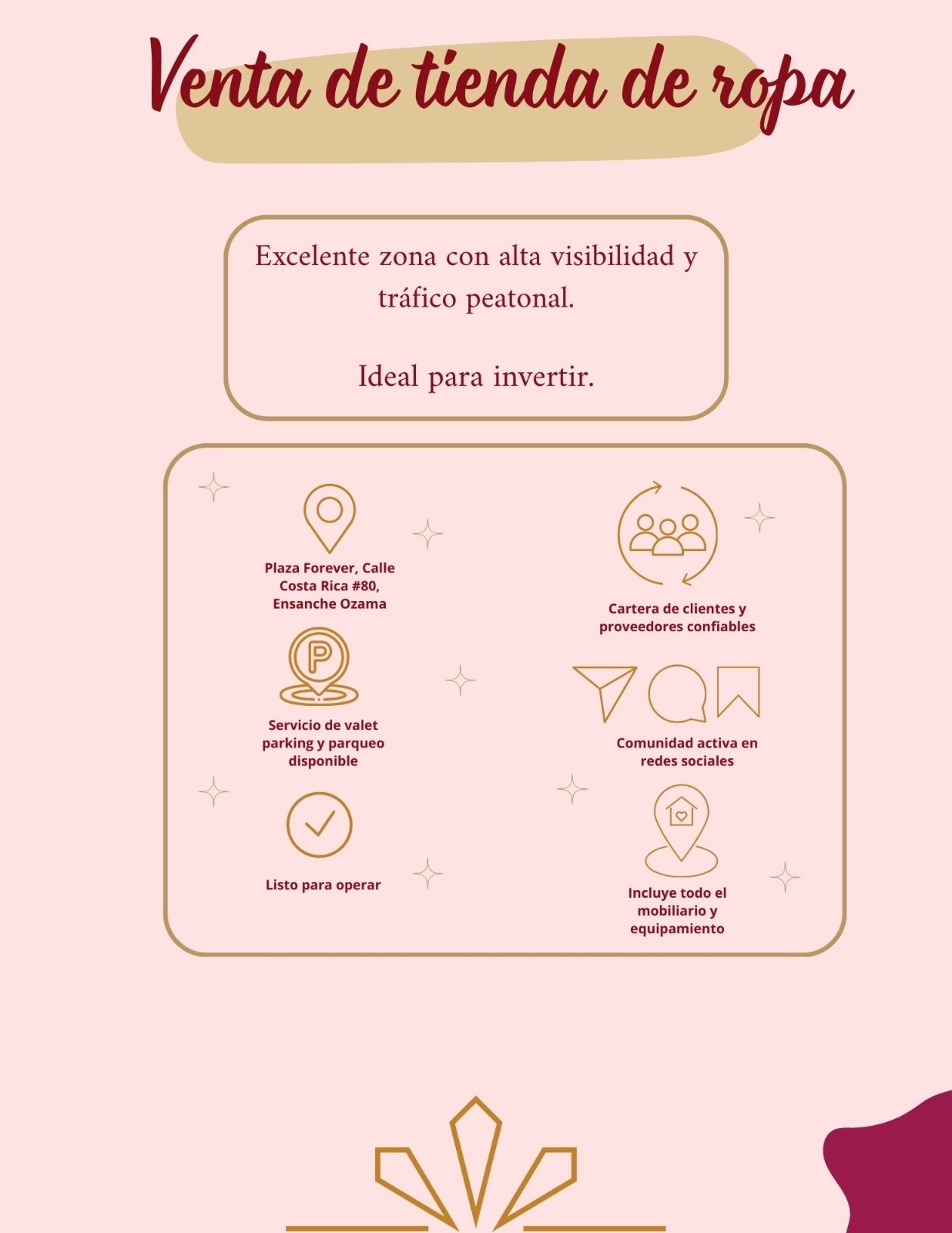 negocios en venta - tienda de ropa de mujer moderna y Elegante . 0