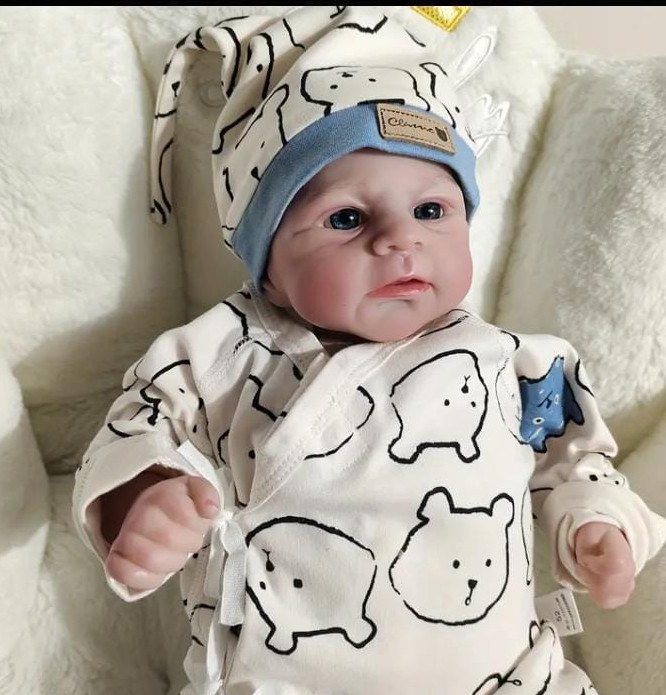 juguetes - muñeca reborn de silicona 100% real  3