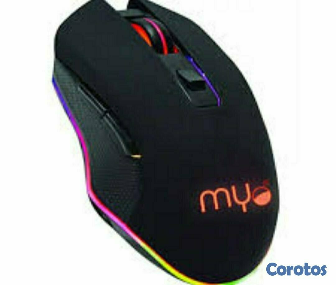 computadoras y laptops - MOUSE GAMING MYO SERIE 4, 6 BOTONES, VELOCIDAD DEL MOUSE AJUSTABLE ENTRE 800 A 3