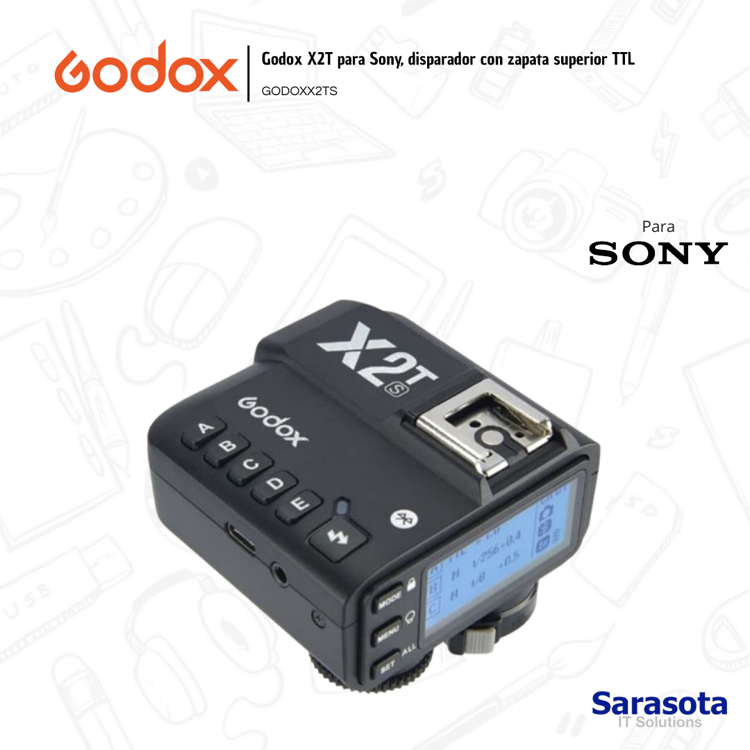 accesorios para electronica - Godox disparador X2T para Sony 0