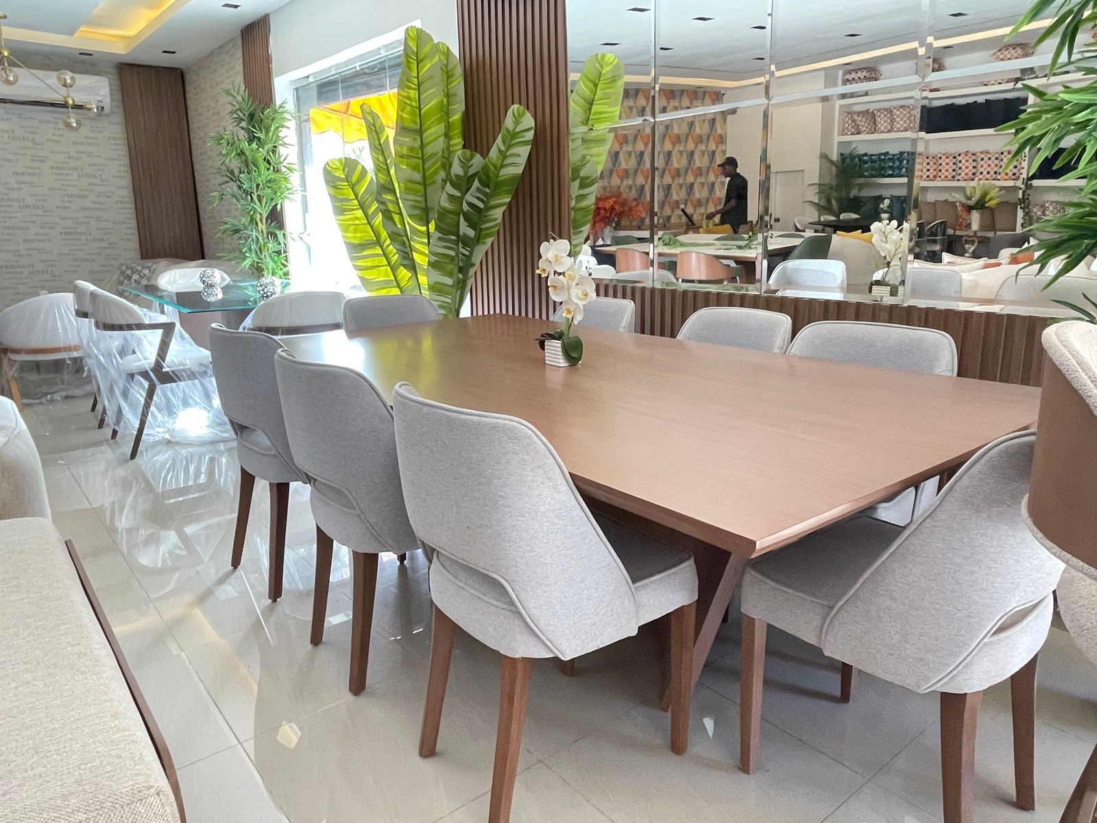 decoración y accesorios - juego de comedor de 8 sillas para entrega inmediat