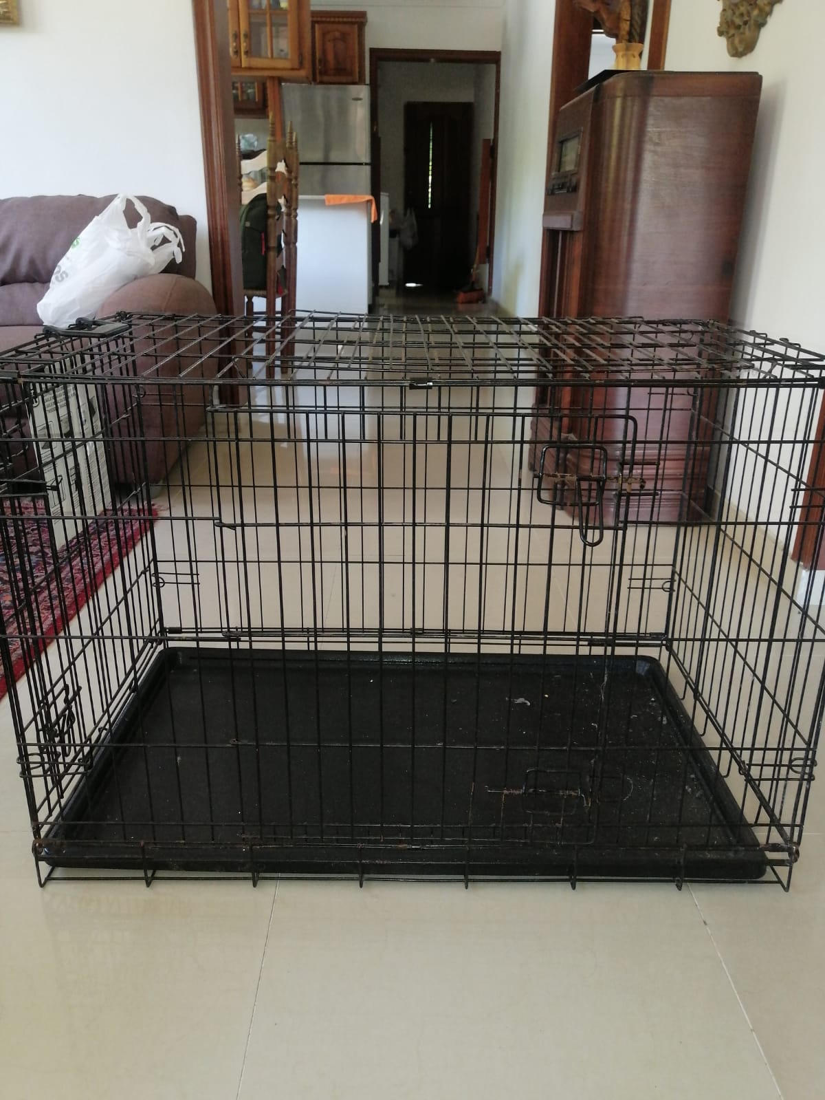animales y mascotas - Jaula para perros pequeños y medianos.