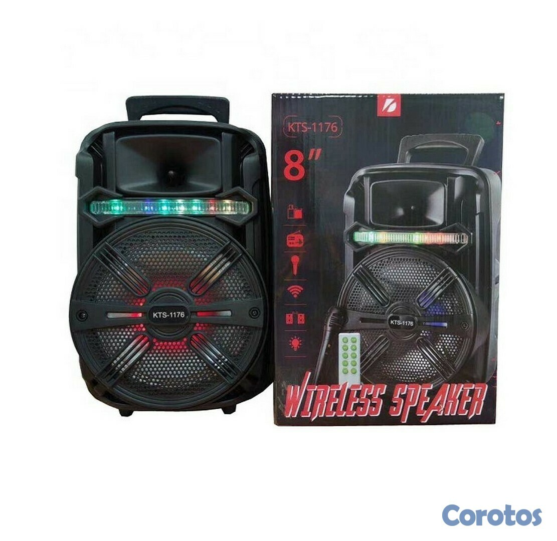otros electronicos - Bocina portatil de 8 pulgadas con microfono KTS-1176 5