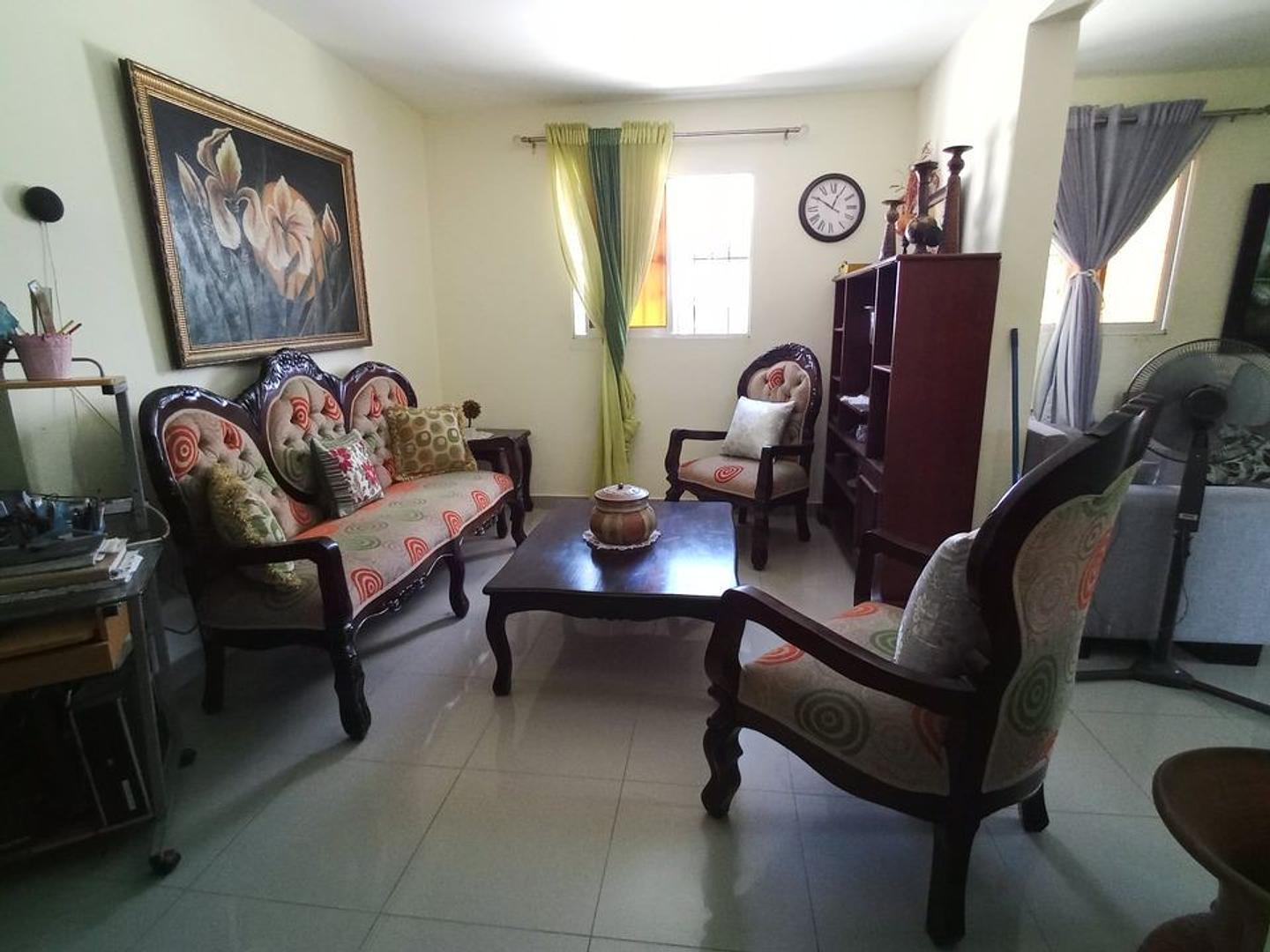 muebles y colchones - Set / Juego de Muebles en Caoba Tapizado 7