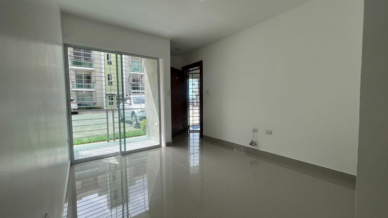 apartamentos - Apartamento 3 hab. con patio en alquiler – Llanos de Gurabo, Santiago 2