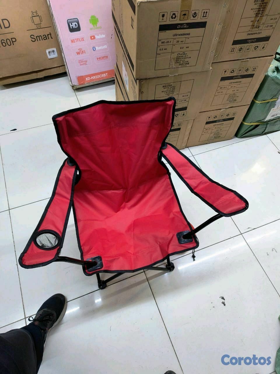 muebles y colchones - silla plegable  1