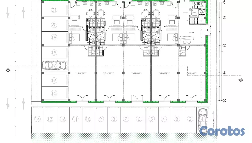 oficinas y locales comerciales - Bayahibe Dominicus - Proyecto de Aparatamentos modernos y locales comericlaes 4